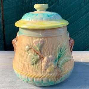 Vintage | Majolica Sugar Bowl